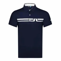 남자 티셔츠 여름 짧은 소매 골프 티셔츠 5 색 JL 스포츠 남자 옷 야외 레저 S-XXL 선택 211V