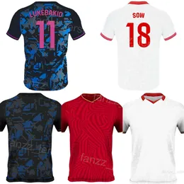 Club Team 23 24 Sevillas 7 Suso Soccer Jerseys 11 Lukebakio 17 Lamela 15 En-Nesyri 18 Sow 6 Gudelj Mir Rakitic Ocampos Pedrosa Navas Torres Fernando Football Shirt Kits