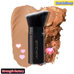 Lauras Geller New York Sconeble Laura Geller Black Kabuki Makeup Smuls Professional Make Up Pędzes