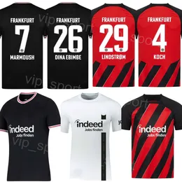 23 Club Eintracht Frankfurt Soccer Jersey 26 Dina Ebimbe 7 Marmoush 29 Nkounkou 3 Pacho 15 Skhiri 4 Koch 1 Trapp 27 Gotze 24 Buta 18 Ngankam 31 Max Football