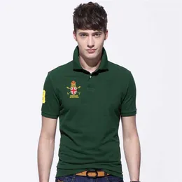 Neues, großes S-5XL-Herren-Poloshirt mit Stickerei, malaysisches Logo, Designer-Kurzarm-Freizeitpoloshirt320S