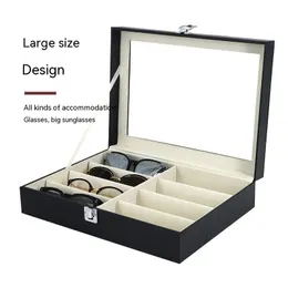 Accessories Packaging Organizers Leather Multifunctional Sunglasses Storage Box Men s and Women s Glasses Display Dustproof Jewelry Watch 231025