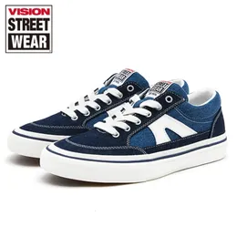 Klänningskor Vision Street Wear Sneakers Lowtop Suede Canvas för män och kvinnor Casual Street Sports 231025