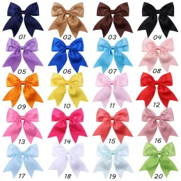 Kids Boutique Bow Barrette Baby Girls Bowknot Hairpins 4 inch Grosgrain Ribbon Bows With Alligator Clips Childrens Hair Accessories ZZ