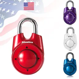 Master Door Locks Combination Directional Password Padlock Portable Gym School Health Club Security Locker lo 1500ID