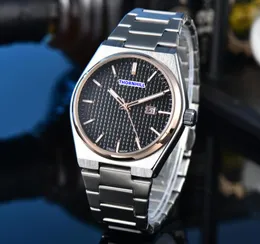 linea di lusso quadrante scheletrato orologi da uomo al quarzo fascia in acciaio inossidabile fine orologio giorno della moda data uomo cassa in argento nero orologio da polso impermeabile montre de luxe regali