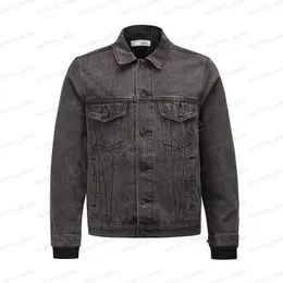 Männer Designer Offs Weiße Denim Jacken Mode Off W Mantel Herbst/Winter Warme Jacke Für Frauen Herren Ölgemälde Druck OW Unisex Stil Oberbekleidung Langarm