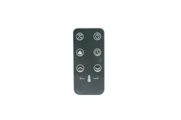 Ersättning Remote Control för BizHomart TEFW914-60F TEFW914-50F TEFW914-40F LED 3D Electric Infrared öppen spisvärmare