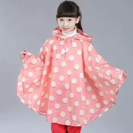 Rain Wear Children Raincoat Kids For Girls Boys Cute Waterproof Child Coat Coat Cover Impermeable Kid Raincoats Poncho Rainwear Hooded 231025