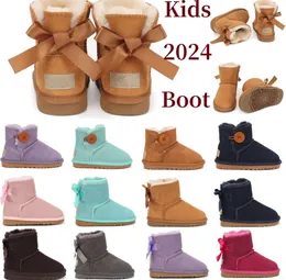 Kids Tazz Tasman Kinderen Baby Jongens Peuter Meisjes Laarspantoffels Dames Winter Warme kinderschoenen Australië Australische suède sneeuwlaarzen 22-35