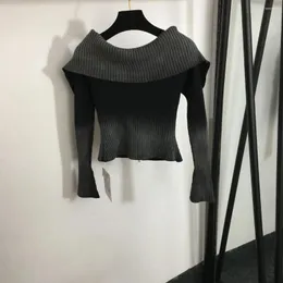 Damenstrickpullover, Damenpullover mit Umlegekragen, Bonbonfarben, süß, lässig, Streetwear-Stil, adrette, modisch, jung, schön