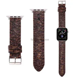 Apple Watch Band Tasarımcısı Akıllı Saat Moda L Çizelleri Lithes Friusine Deri Bilezik Ultra Seri 8 Iwatchs ile Uyumlu 38 40 42 45 49 MM Akıllı Saat