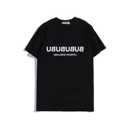 T-shirt dos homens Designer Bag Top Casual Peito Carta Imprimir Camisa Luxo Rua High Street Shorts Manga Roupas Bur T-shirt Tamanho S- Wfgt
