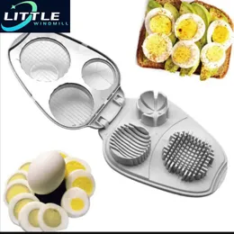Egg Tools Cutter Chopper For Hard Boiled Eggs Slicers Stainless Steel Wire Slicing Bananas 231026