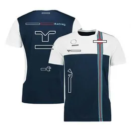 فريق سباق F1 موحد رسمي نفس الأسلوب من الرجال والنساء سائق قصير الأكمام قميص مروحة ملابس مخصصة العرق التجفيف السريع s6oa 8isp j52t