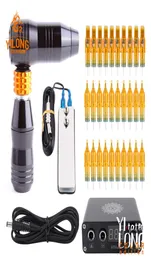 Kit tatuaggio professionale con penna rotante T LCD Mini Power con forniture per attrezzature con cartuccia ad ago da 30 pezzi T2006094742651