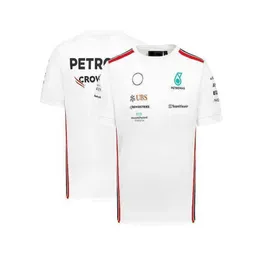 Мужские поло Mercedes-aaggmm Petronas F1 Team 2023 Рубашка-поло Футболки Льюис Хэмилтон Валттери Боттас Formula Car Fan Одежда KIY4 FFSW 7FJR