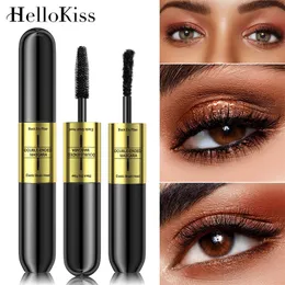 Mascara 4d Seidenfaser Mascara Wasserdicht Extra Volumen Wischfest Curling Verlängerung Wimpernverlängerung Augen Make-up