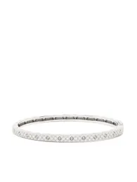 Roberto Coin diamond Love Pois Moi Luna bangle bracelet silver designer jewelry custom bracelet designer for woman Mosan Four-leaf clover