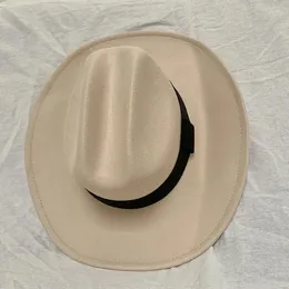 Berets homens mulheres clássico cavalheiro ocidental cowboy chapéus fedora festa vestido bonés panamá cowgirl jazz sombrero vaquero hombre