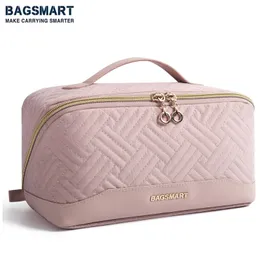 Cosmetic Bags Cases BAGSMART Toiletry Bag for Woman Waterproof Female Outdoor Travel Cosmetic Hangbag Extensible Storage Makeup Organizer Cases 231026