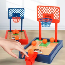 Zabawki sportowe letni komputer stacjonarny Palec koszykówki Mini strzelający do strzelania stolik interaktywne gry sportowe dla dzieci dorosłych 231025