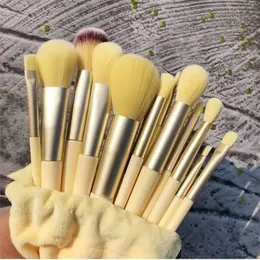 Makeup Tools 13 Makeup Brushes Mo Lan Di Green Beauty Fast Tork Borste Set Super Soft Blush Powder 231025