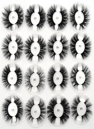 K e Series Real Mink Eyelash Handmade Fluffy Eye Lashes 20mm 25mm Sexy Lashes 5D Eyelashes with Private Label403356