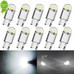 New 10 PCS T10 W5W 194 LED Signal Bulb COB 12V 7000K White Car Interior Dome Door Maps Reading Lights Wedge Side License Plate Lamps