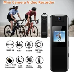 Väderbeständig kameror Infraröd nattvision Sport Mini Camera Bicycle Bike Car Bodycam Wireless Body Cam Video Recorder Small Motion Digital Camcorder 231025