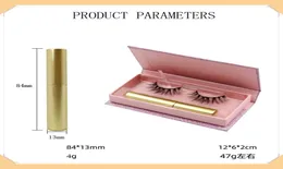 Magnetischer Eyeliner, 3D-Stereo-Magnetwimpern, Wimpern-Set, 1 Paar, falsche Wimpern, natürliches, wiederverwendbares Make-up-Set 1130864