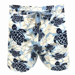 Vilebre marca board shorts masculino bermuda vilbre tartaruga impressão homem boardshort 100% secagem rápida roupa de banho masculina v070241248a