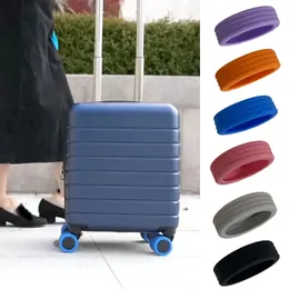 Bag Parts Accessories 8pcs Silicone Luggage Wheels Covers Silent Wheel Protector Cover Travel Suitcase Reduce Noise 231025