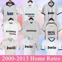 Real Madrids Retro Soccer Finals Linals Football Shirt Guti Benzema Seedorf Carlos Ronaldo Kaka 02 03 04 06 07 11 13 14 15 16 17 18 Zidane Beckham Raul Vintage Figo Kits