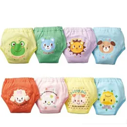 Stoffwindeln Erwachsene Windeln Windeln 4 teile/los Wasserdichte Baby Stoffwindeln Toilet Training Boy Shorts Mädchen Unterwäsche Windeln #004 231024