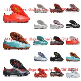 Chaussures de football FG Crampons baskets de sport haute cheville hommes bottes de football en plein air rouge