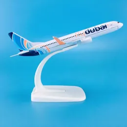 Flygplan Modle Baza Zink Ally Material 1 260 16cm Airplane Model Aircrafts Boeing B737800 Flydubai Plane Model 231026