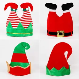 Creative Christmas Decorations Funny Red Leg Hats Children's Adult Clown Party Activities