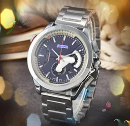 Big Dial Mens Quartz Watches Business Dress Waterproof Wristwatch Men Luxury Stainless Steel Sports Watch Men Gifts
