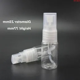 100pcs/partia 10 ml plastikowa butelka z sprayem 10 g Atomizer Perfume Jar 1/3 unz Pusta małe pojemnik kosmetyczny Przenośne podróżowanie Qty Kljkk