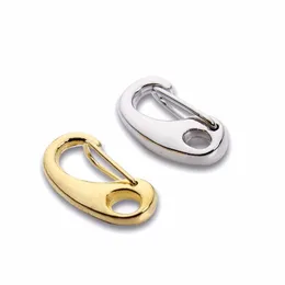 Clasps Hooks 10pcs/Lot Gold/Rhodium Color Lobster Clasp for Necklace Chain Bracelets Diy Making 21x11mmmm Drop Dropens Dropens