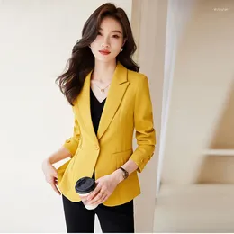 Women's Suits Elegant Long Sleeve Autumn Winter Formal Profession Blazers Feminino For Women Ladies Office Work Wear Outwear Tops Clothes
