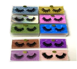 3D Mink Eyelashes Hela 10 Styles HD LD 3D Mink Lashes Naturliga tjocka falska ögonfransar Makeup False Lashes Extension I Bulk DHL 3755819