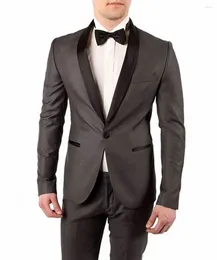 Men's Suits Shawl Lapel One Button 2-Piece Suit (Trousers And Jacket Set)