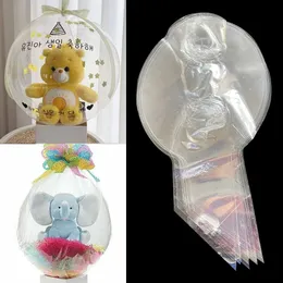 Christmas Decorations 520pcs 95cm Wide Neck Bobo Balloons Clear Bubble Ballon Transparent Balloon for Stuffing Toys 24inch 231026