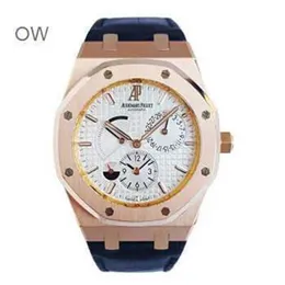 Audpi Royal grote wijzerplaat eiken horloge heren quartz uurwerk multifunctioneel polshorloge Epic 26120orood088cr01 automatische machines 18k roségoud Business Se WN-RJLN