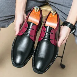 Scarpe eleganti da uomo Casual di lusso Oxford retrò in pelle di coccodrillo formale 2023 autunno da uomo per ufficio scarpa derby sociale