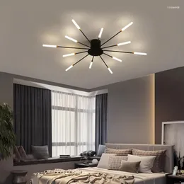 펜던트 램프 2023 거실 침실을위한 불꽃 놀이 샹들리에 현대 천장 식당 매달려 램프 홈 장식 창조적 비품