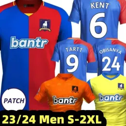 23 24 Soccer Jerseys 6 Kent 9 Tartt Rojas säsong 3 Kids Kit Fans Player Version Training Orange Blue Silver Green 2023 2024 New Man Football Shirs