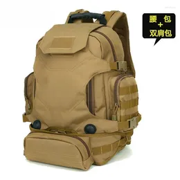 Backpack 40L Outdoor Three Purpose Combination Tactical Camouflage Mountaineering Bag Waist Waterproof